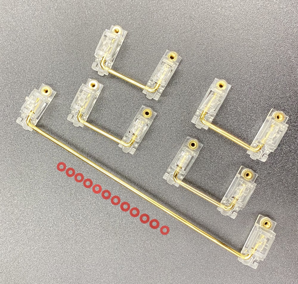 Durock PCB Mount Screw-in Stabilisers V2 4x 2U, 1x 6.25U