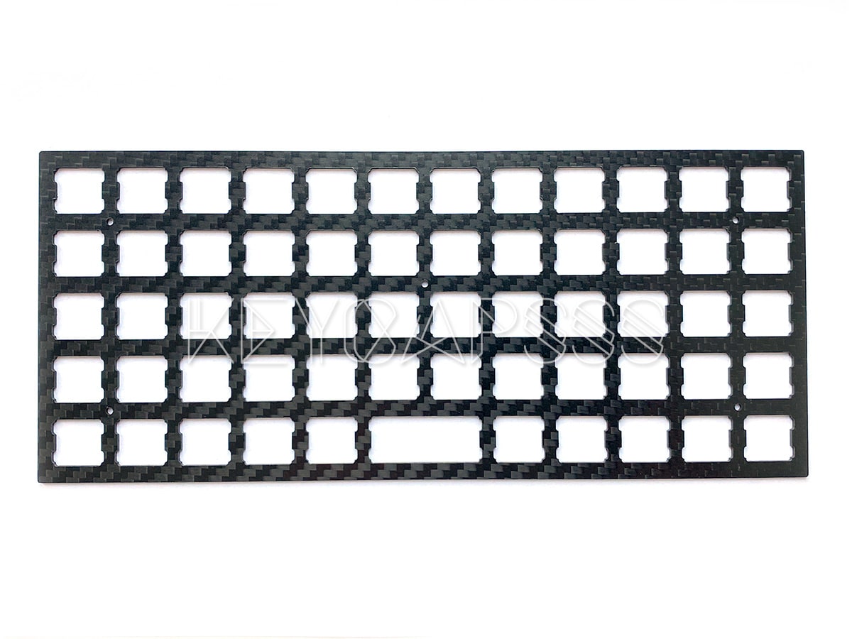 Preonic compatible Carbon Top Plate for LO-PRO OLKB Case