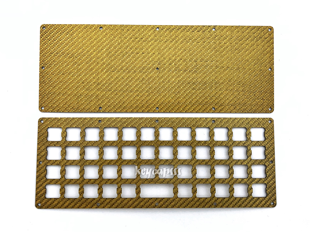Planck compatible Carbon Plate Case - sandwich style