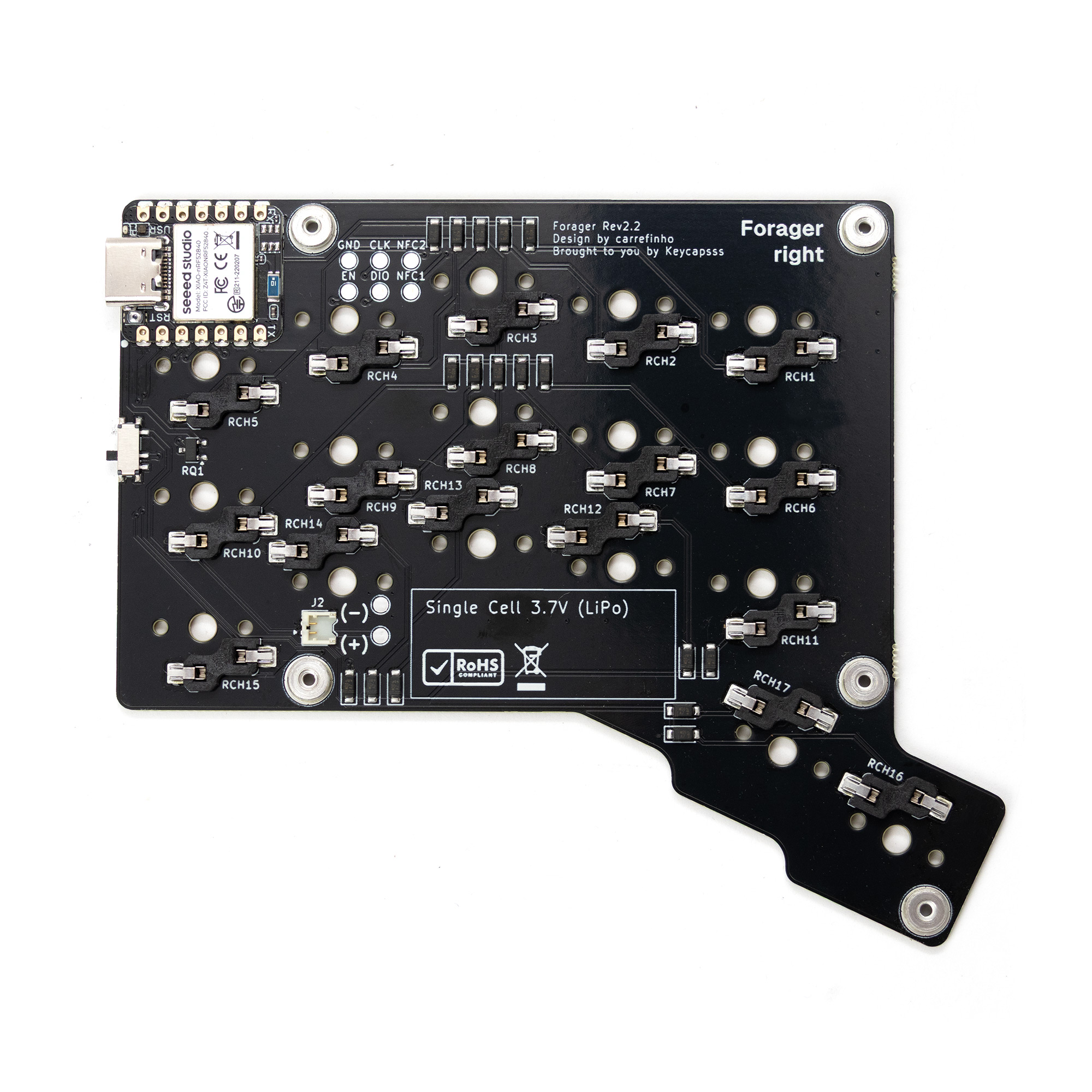 Forager Wireless Split Keyboard Kit