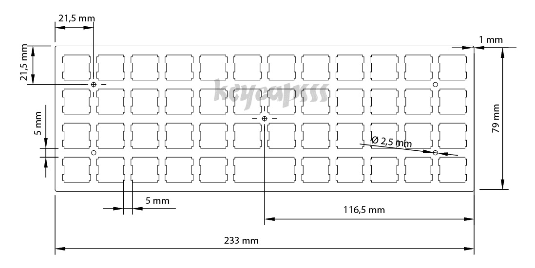 Planck compatible Carbon Top Plate for LOW-PRO Case Planck dimensions