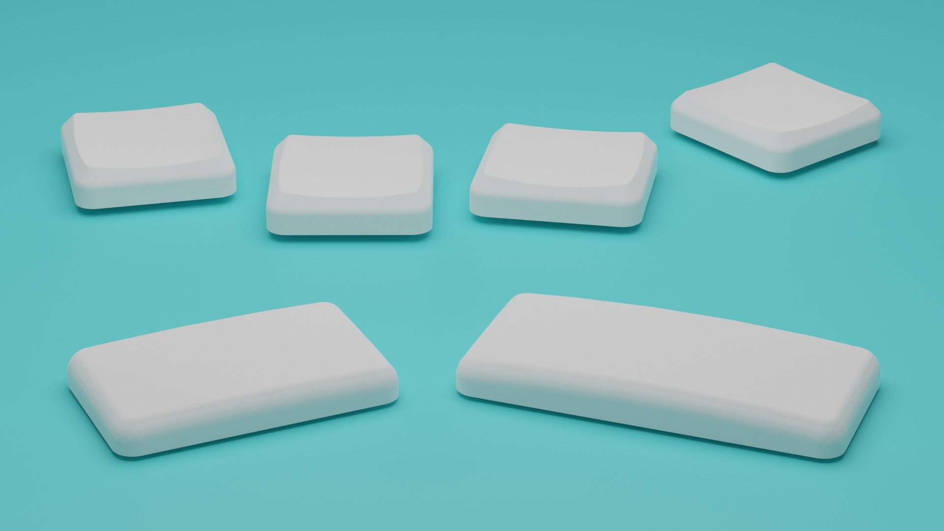 MBK Choc Low Profile Blank Keycaps 1U 1.5U 2U