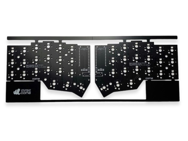 Front side: Corne Split Keyboard PCB - Kailh Hot Swap Choc V1/V2 - CRKBD
