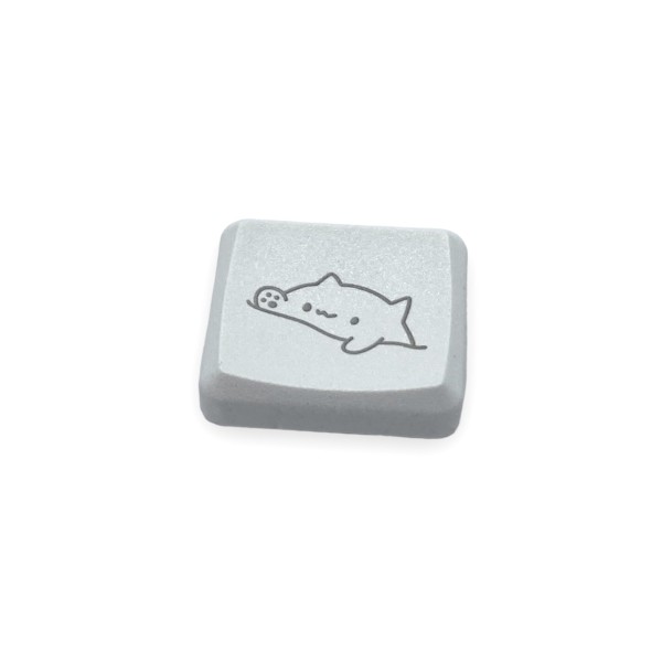 Bongo Cat Novelty Keycap - MBK Low Profile White