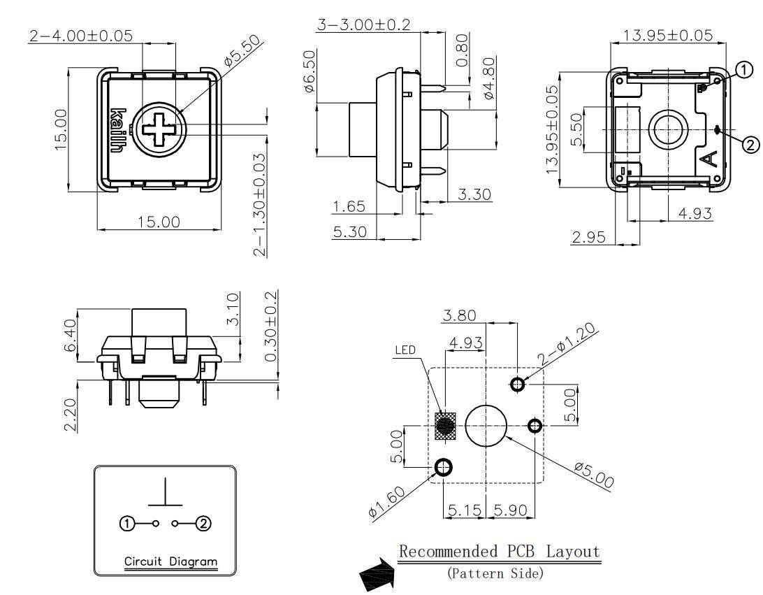 Kailh Low Profile Choc V2 Switches | Switches | Switches/Tester | Keycapsss