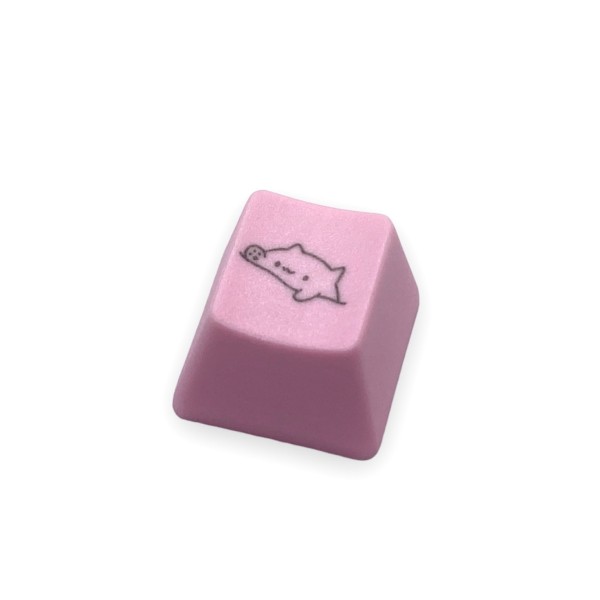 Bongo Cat Novelty Keycap - OEM R4 Pink