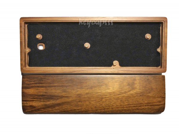 Wood Case 60% Mechanical Keyboard Walnut