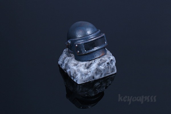 Players Unknown Battleground PUBG Helmet Level 3 Keyboard Keycap Artisan