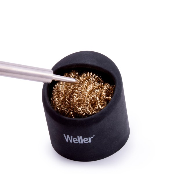 Weller Brass Sponge Tip Cleaner with Holder