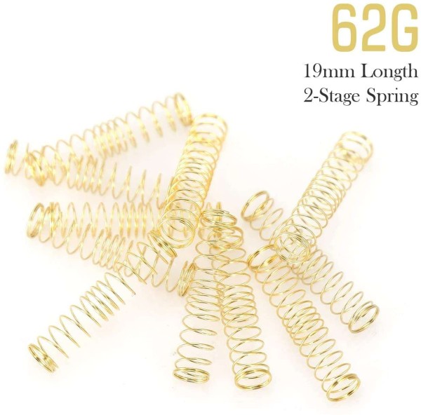Durock 2-Stange Mechanical Keyboard Long Gold Spring 62g